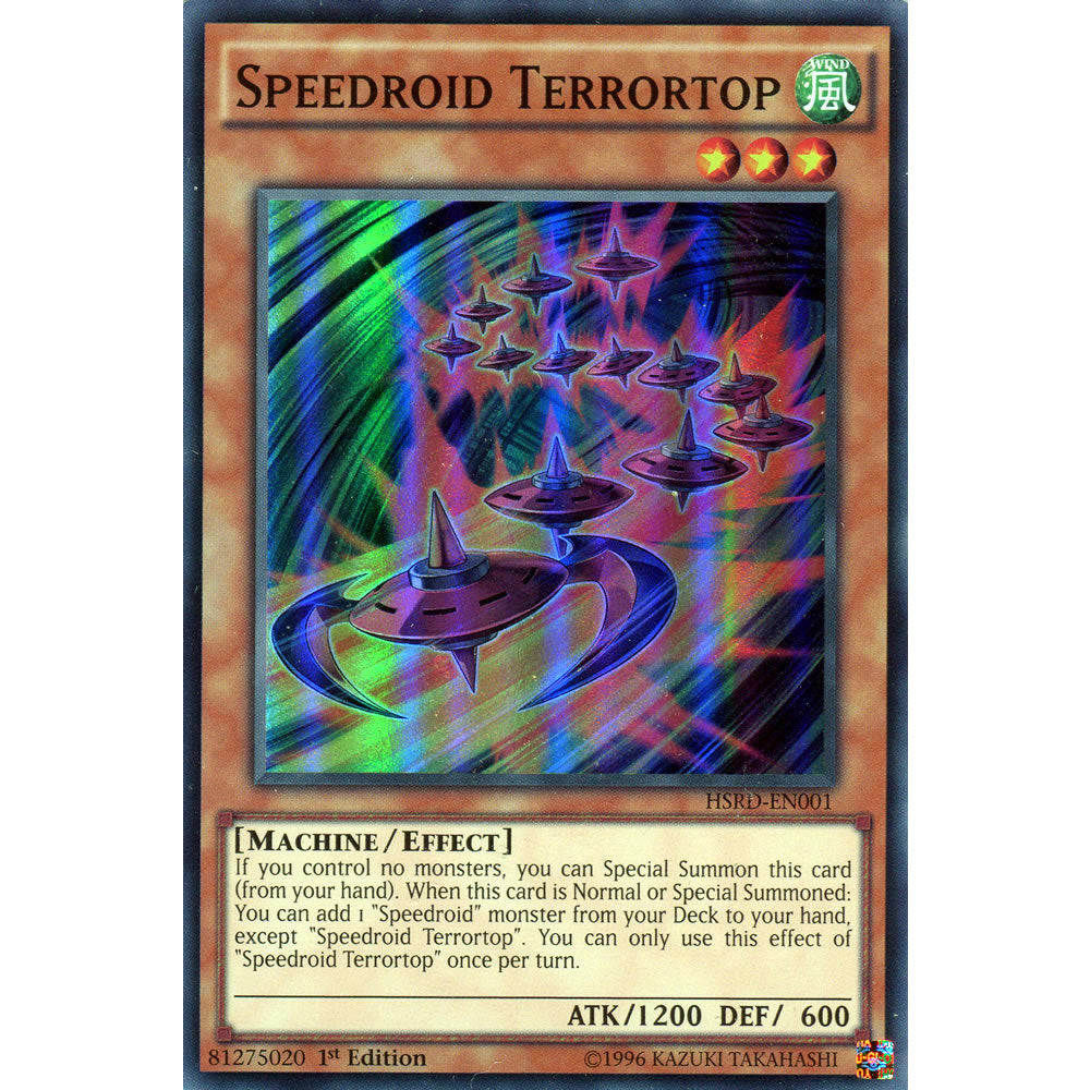 Speedroid Terrortop HSRD-EN001 Yu-Gi-Oh! Card from the High-Speed Riders Set