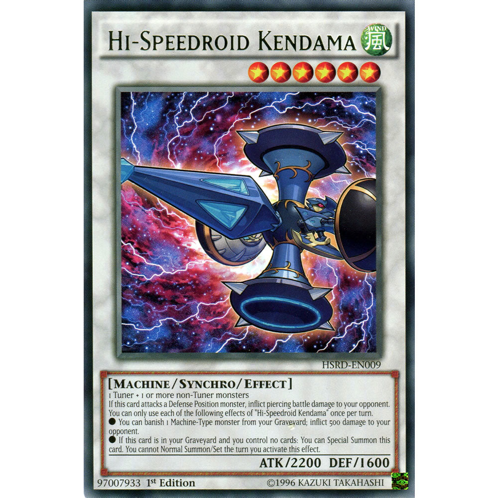 Hi-Speedroid Kendama HSRD-EN009 Yu-Gi-Oh! Card from the High-Speed Riders Set