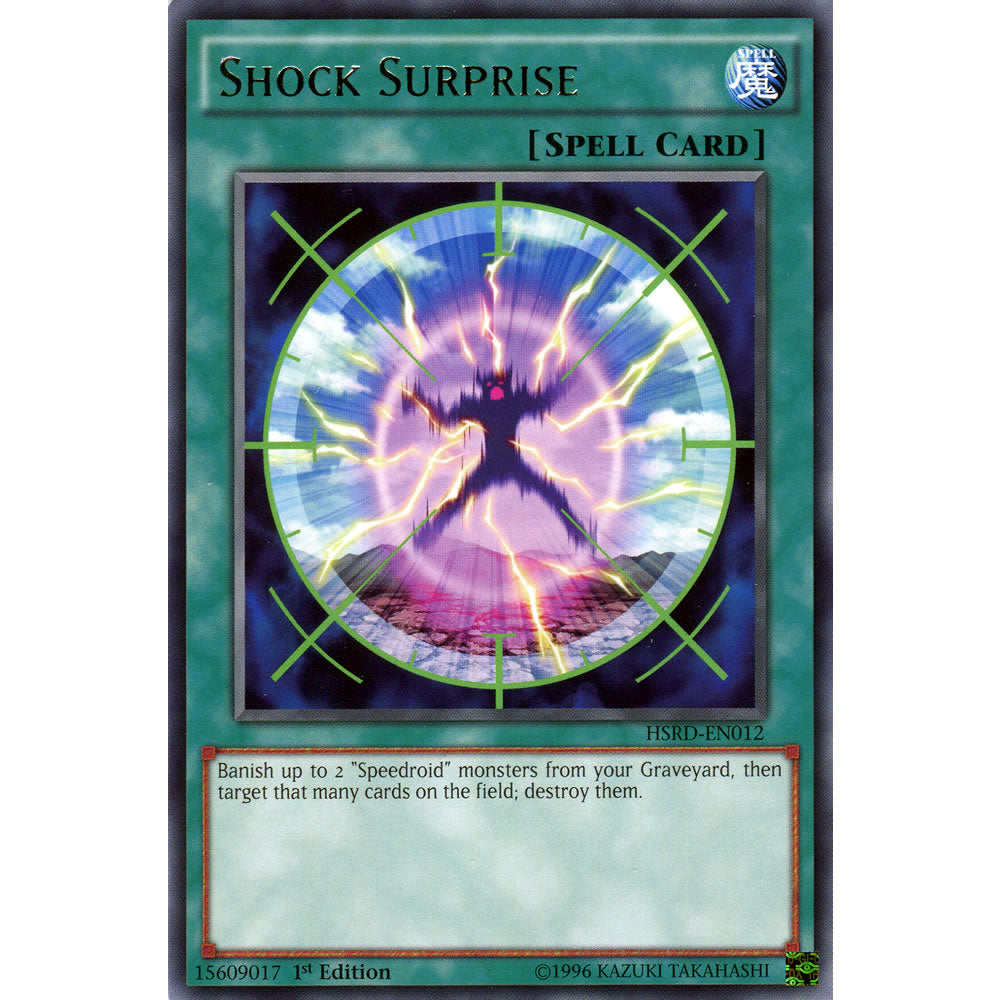 Shock Surprise HSRD-EN012 Yu-Gi-Oh! Card from the High-Speed Riders Set