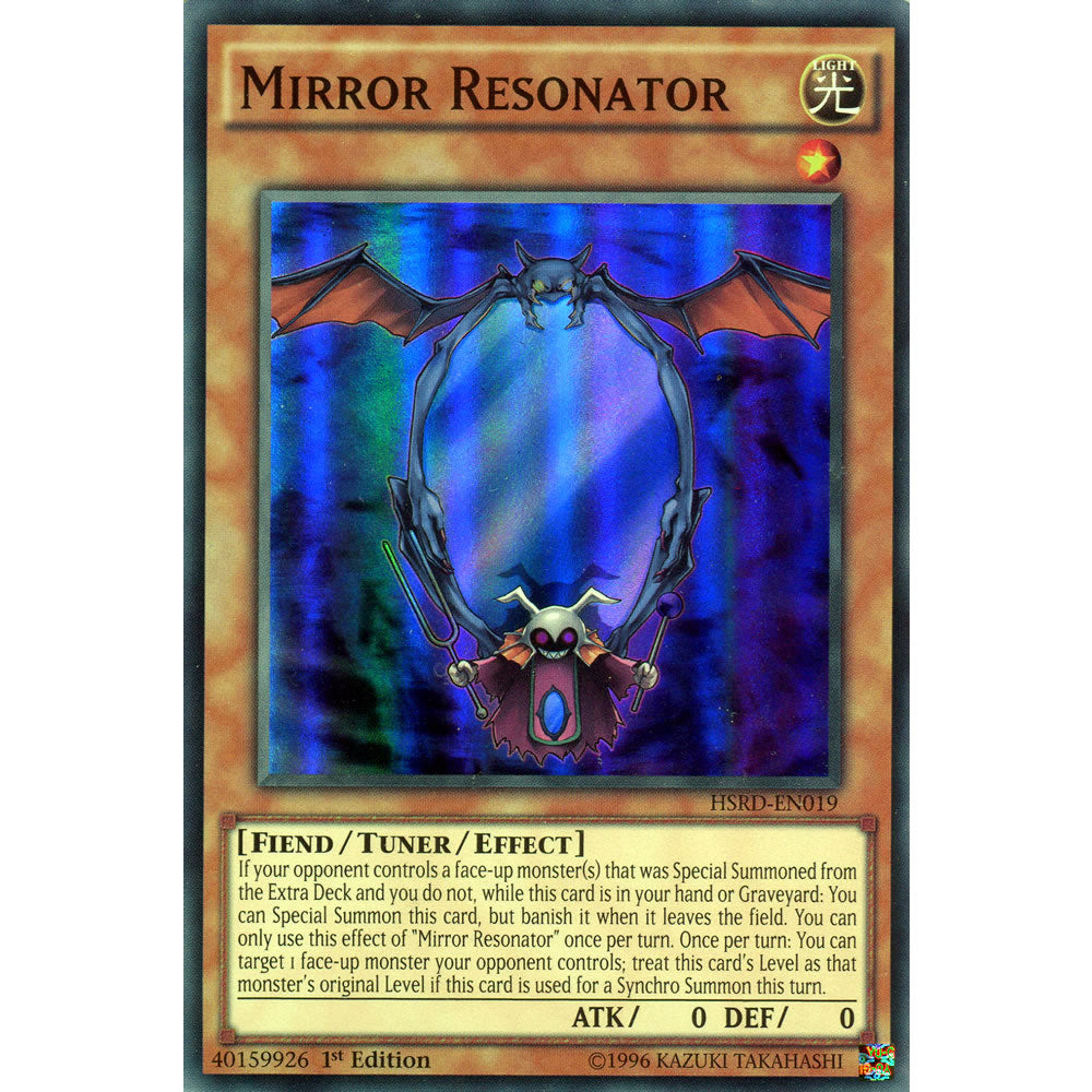 Mirror Resonator HSRD-EN019 Yu-Gi-Oh! Card from the High-Speed Riders Set