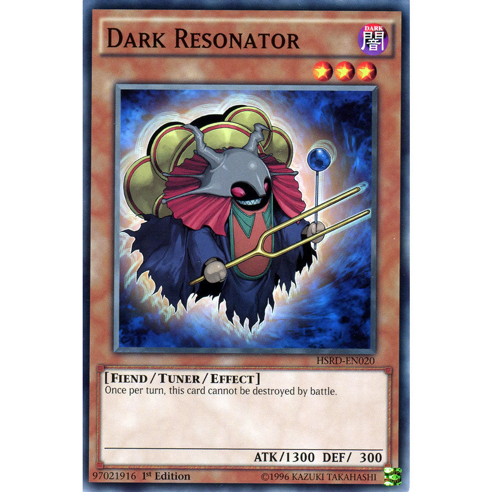 Dark Resonator HSRD-EN020 Yu-Gi-Oh! Card from the High-Speed Riders Set