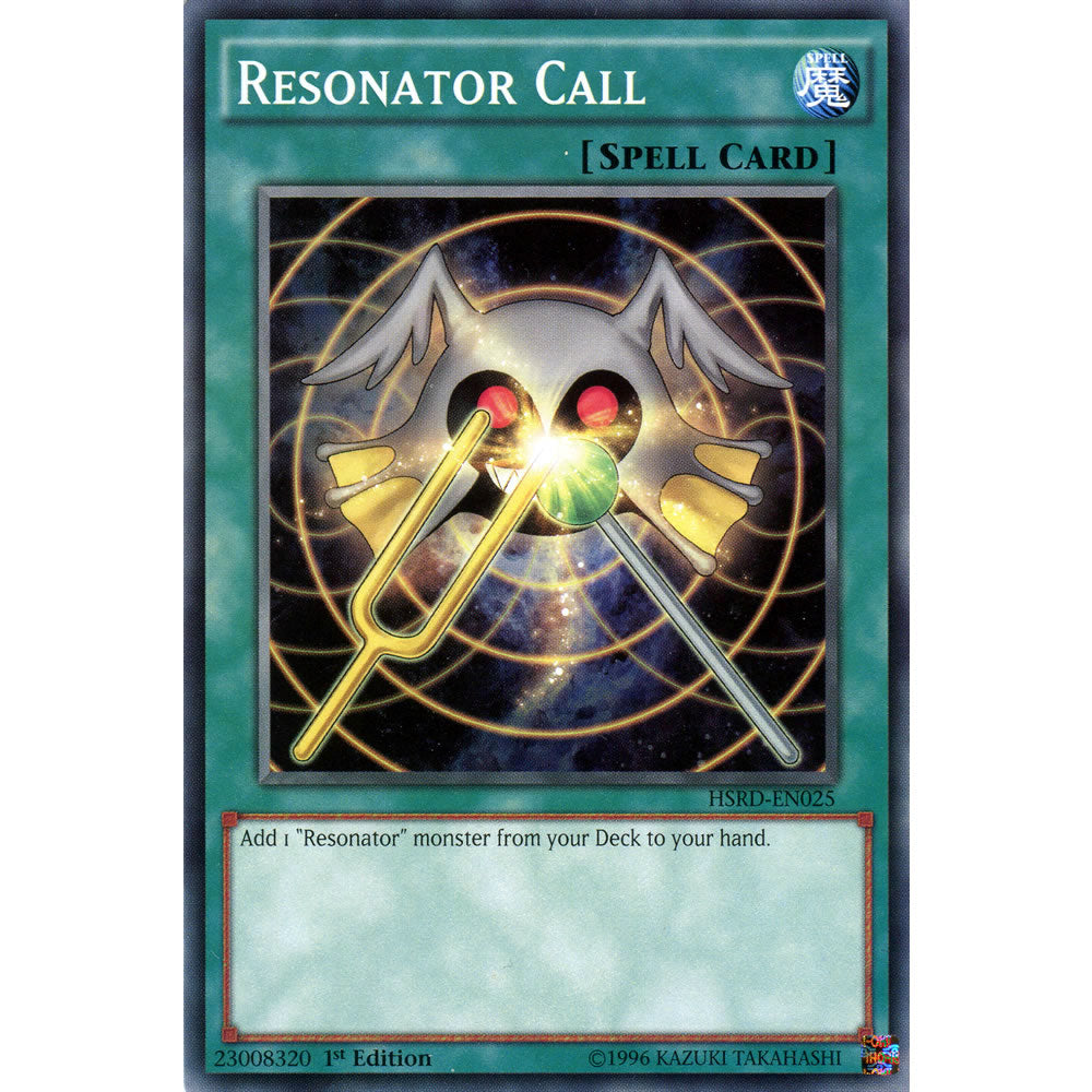 Resonator Call HSRD-EN025 Yu-Gi-Oh! Card from the High-Speed Riders Set