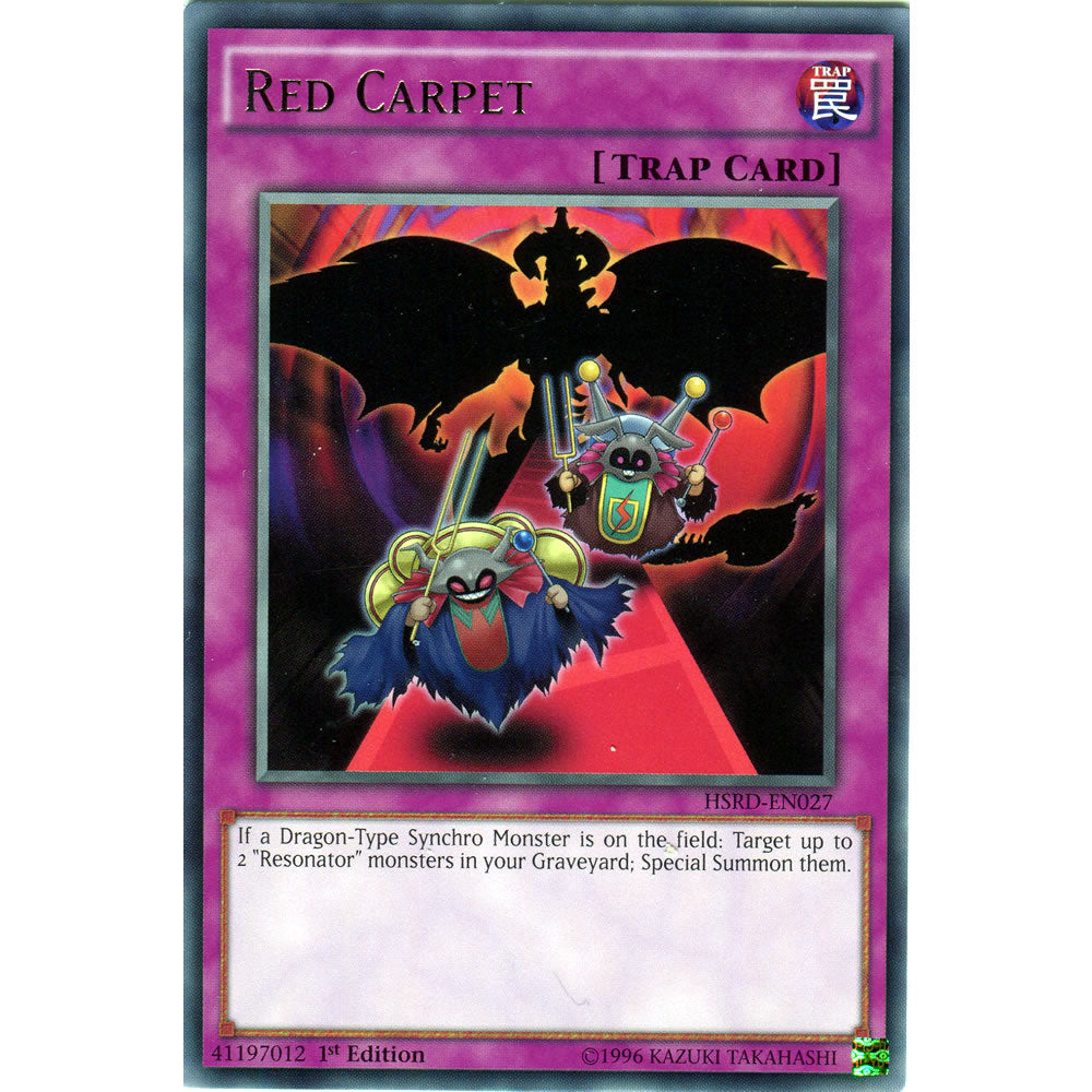 Red Carpet HSRD-EN027 Yu-Gi-Oh! Card from the High-Speed Riders Set