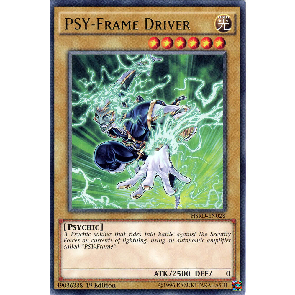 PSY-Frame Driver HSRD-EN028 Yu-Gi-Oh! Card from the High-Speed Riders Set