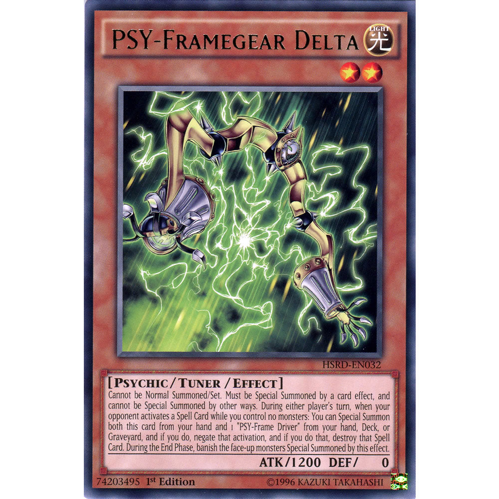 PSY-Framegear Delta HSRD-EN032 Yu-Gi-Oh! Card from the High-Speed Riders Set