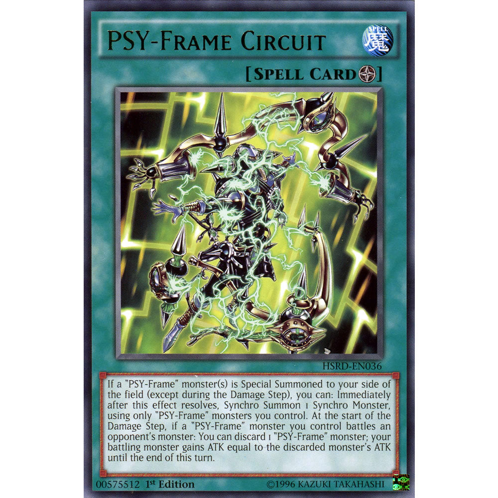 PSY-Frame Circuit HSRD-EN036 Yu-Gi-Oh! Card from the High-Speed Riders Set