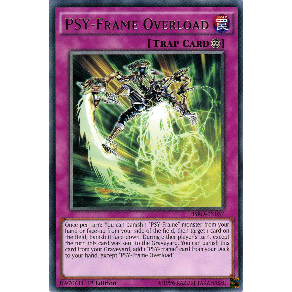 PSY-Frame Overload HSRD-EN037 Yu-Gi-Oh! Card from the High-Speed Riders Set