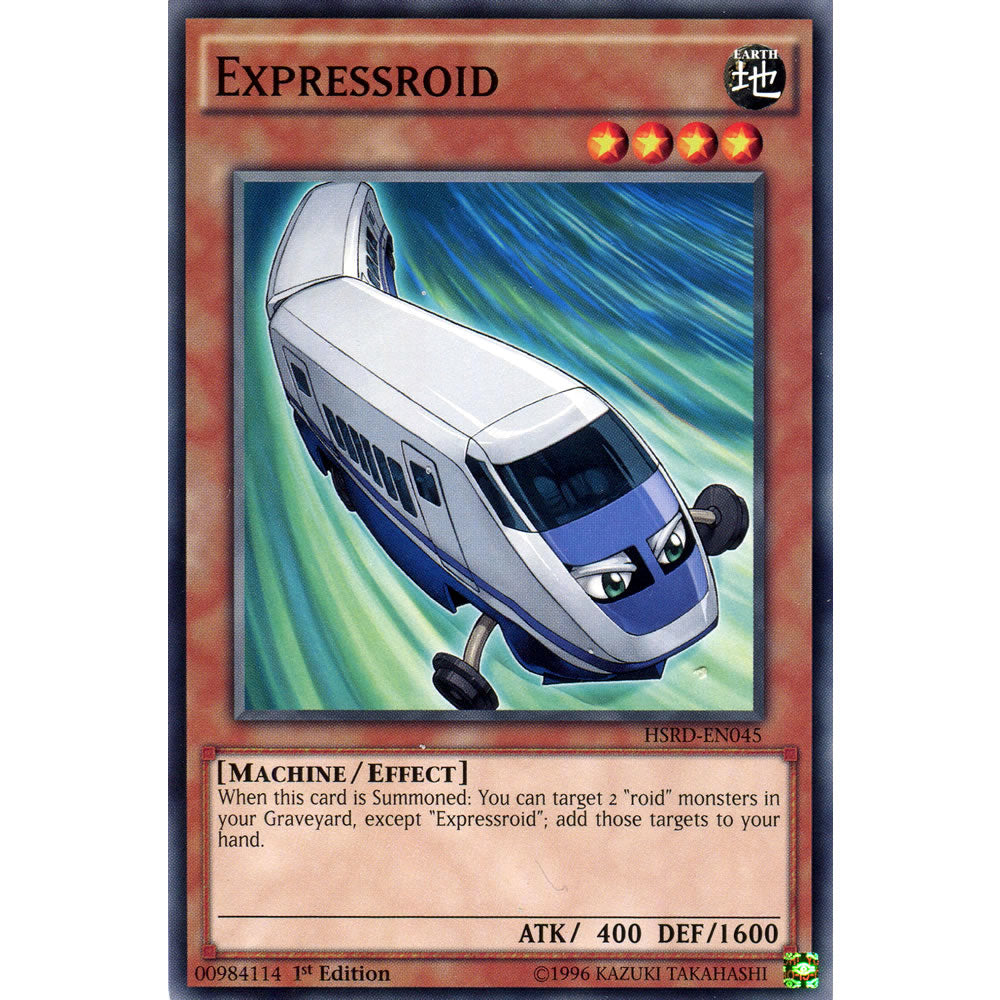 Expressroid HSRD-EN045 Yu-Gi-Oh! Card from the High-Speed Riders Set