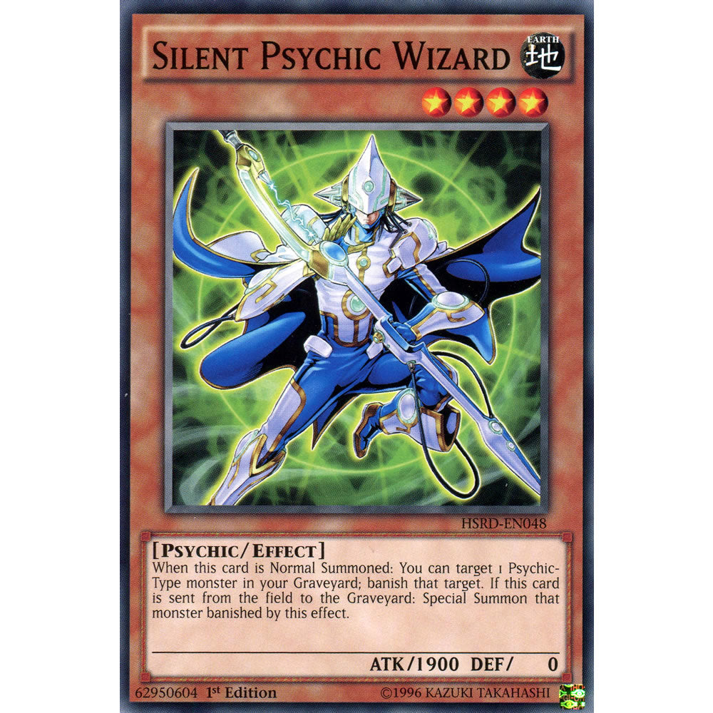 Silent Psychic Wizard HSRD-EN048 Yu-Gi-Oh! Card from the High-Speed Riders Set