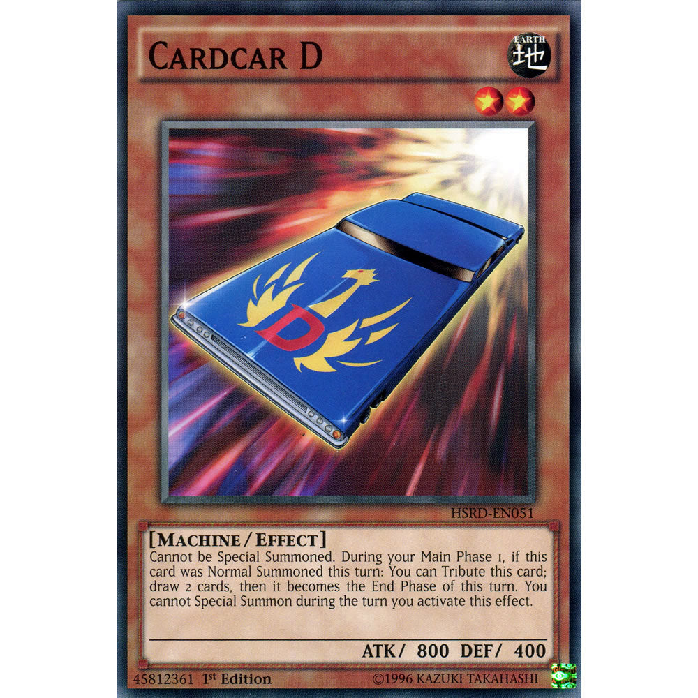 Cardcar D HSRD-EN051 Yu-Gi-Oh! Card from the High-Speed Riders Set