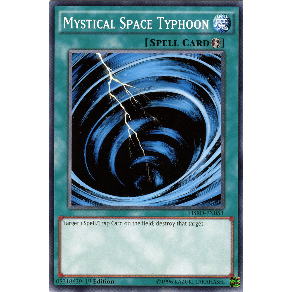 Mystical Space Typhoon HSRD-EN053 Yu-Gi-Oh! Card from the High-Speed Riders Set