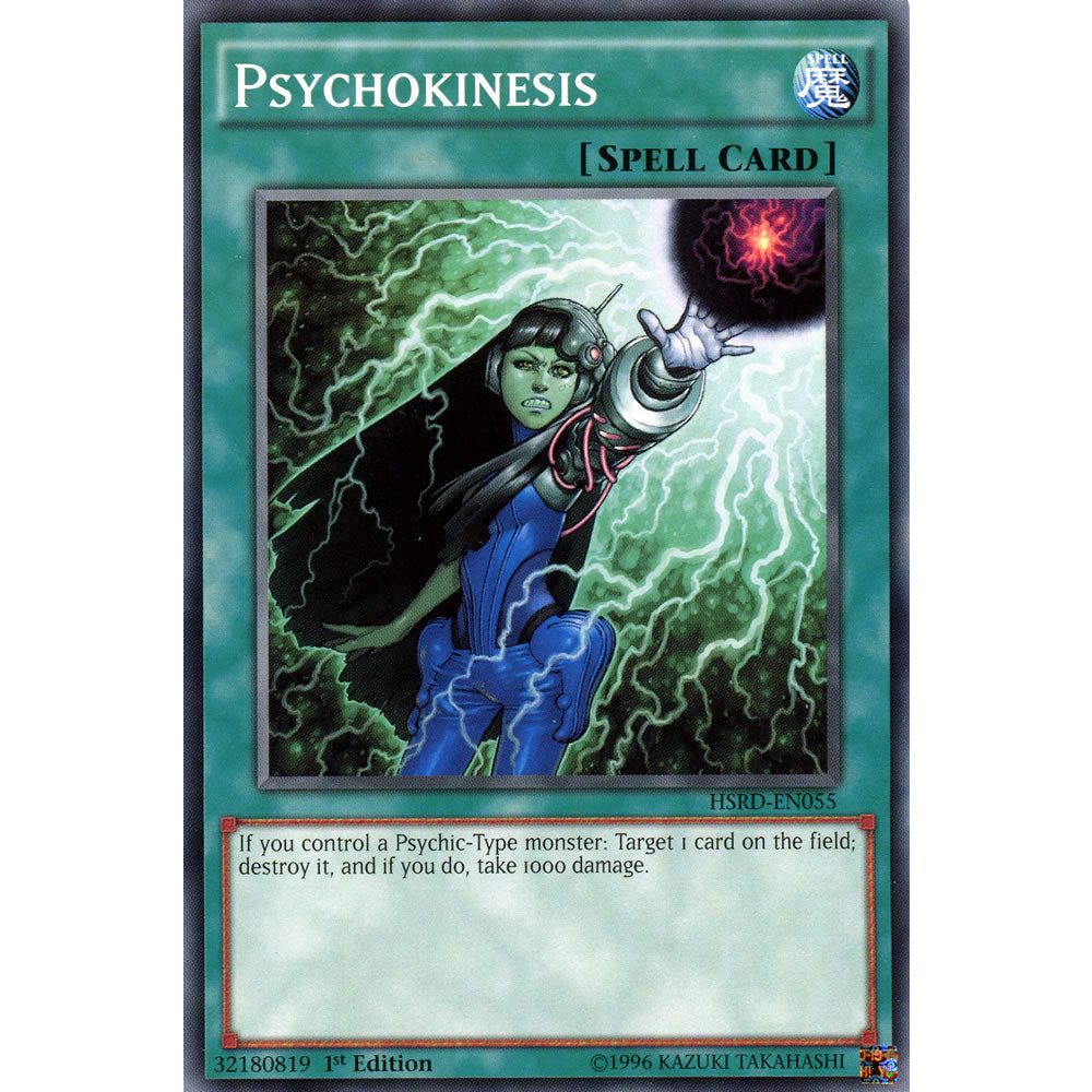 Psychokinesis HSRD-EN055 Yu-Gi-Oh! Card from the High-Speed Riders Set