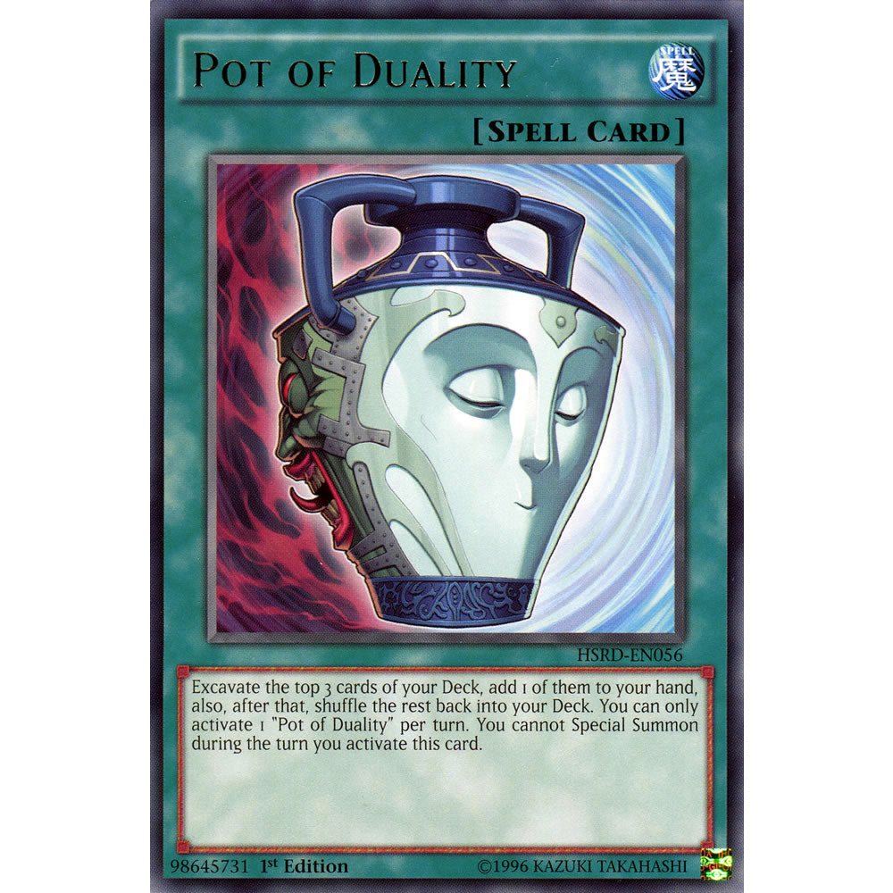 Pot of Duality HSRD-EN056 Yu-Gi-Oh! Card from the High-Speed Riders Set