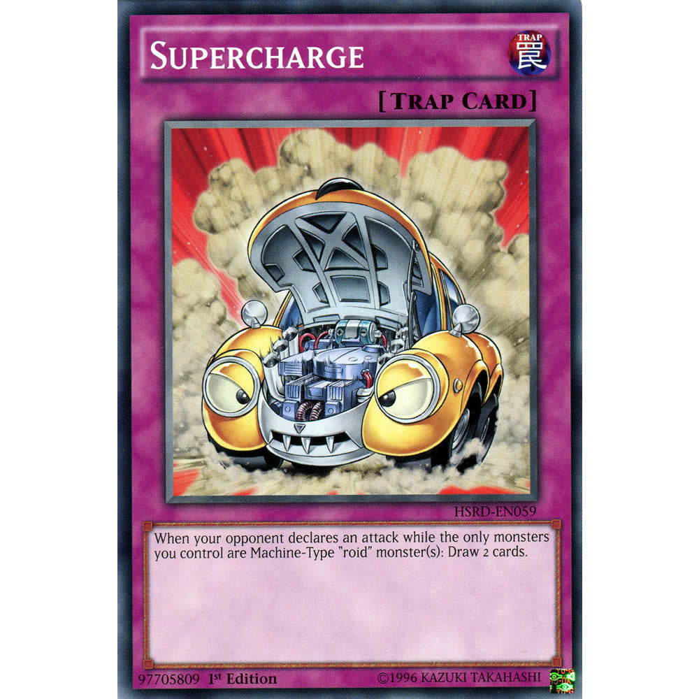 Supercharge HSRD-EN059 Yu-Gi-Oh! Card from the High-Speed Riders Set