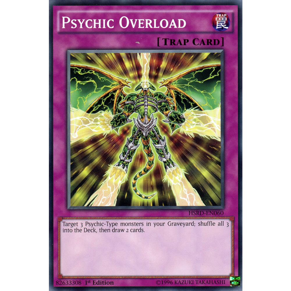 Psychic Overload HSRD-EN060 Yu-Gi-Oh! Card from the High-Speed Riders Set