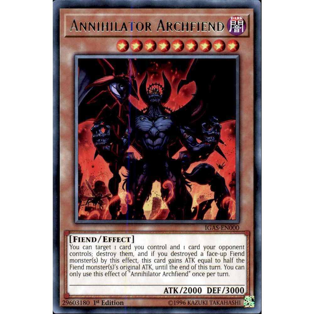 Annihilator Archfiend IGAS-EN000 Yu-Gi-Oh! Card from the Ignition Assault Set