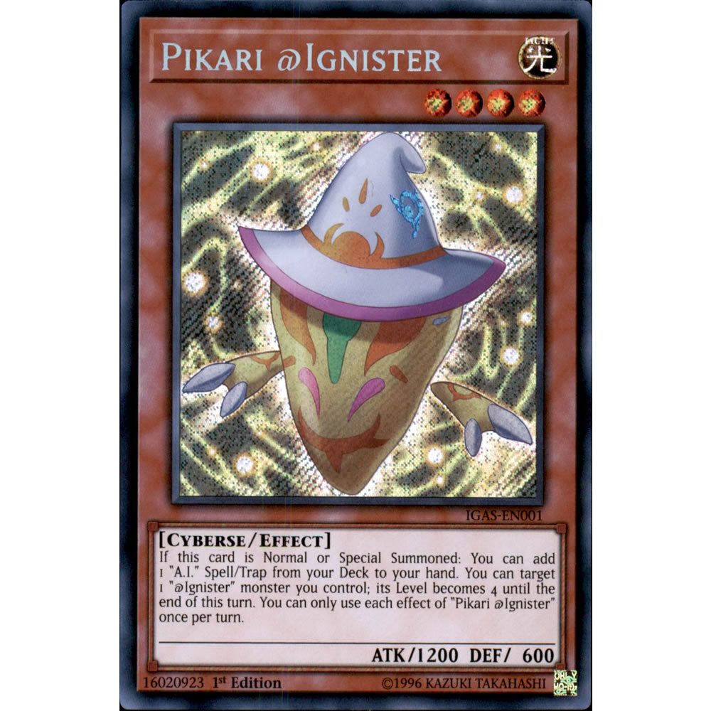 Pikari @Ignister IGAS-EN001 Yu-Gi-Oh! Card from the Ignition Assault Set