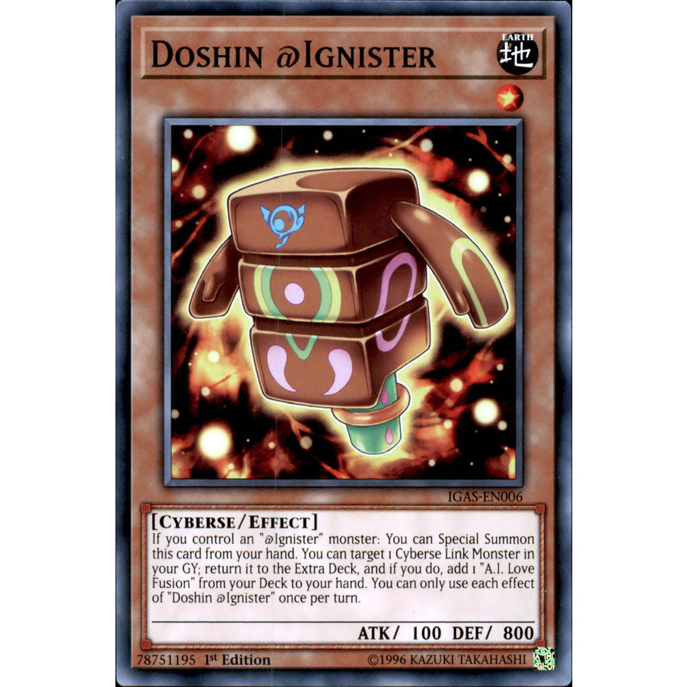 Doshin @Ignister IGAS-EN006 Yu-Gi-Oh! Card from the Ignition Assault Set