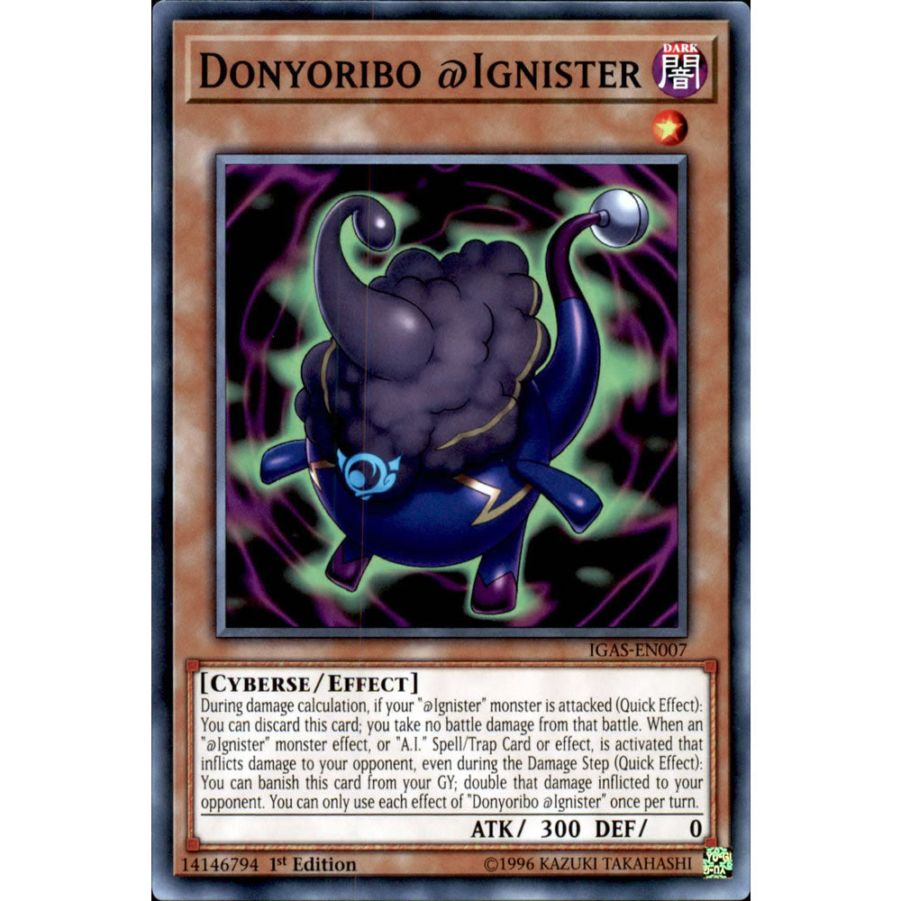 Donyoribo @Ignister IGAS-EN007 Yu-Gi-Oh! Card from the Ignition Assault Set