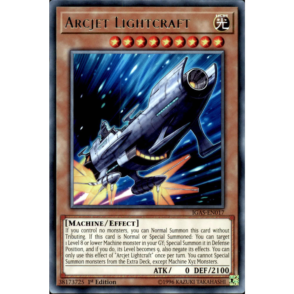 Arcjet Lightcraft IGAS-EN017 Yu-Gi-Oh! Card from the Ignition Assault Set