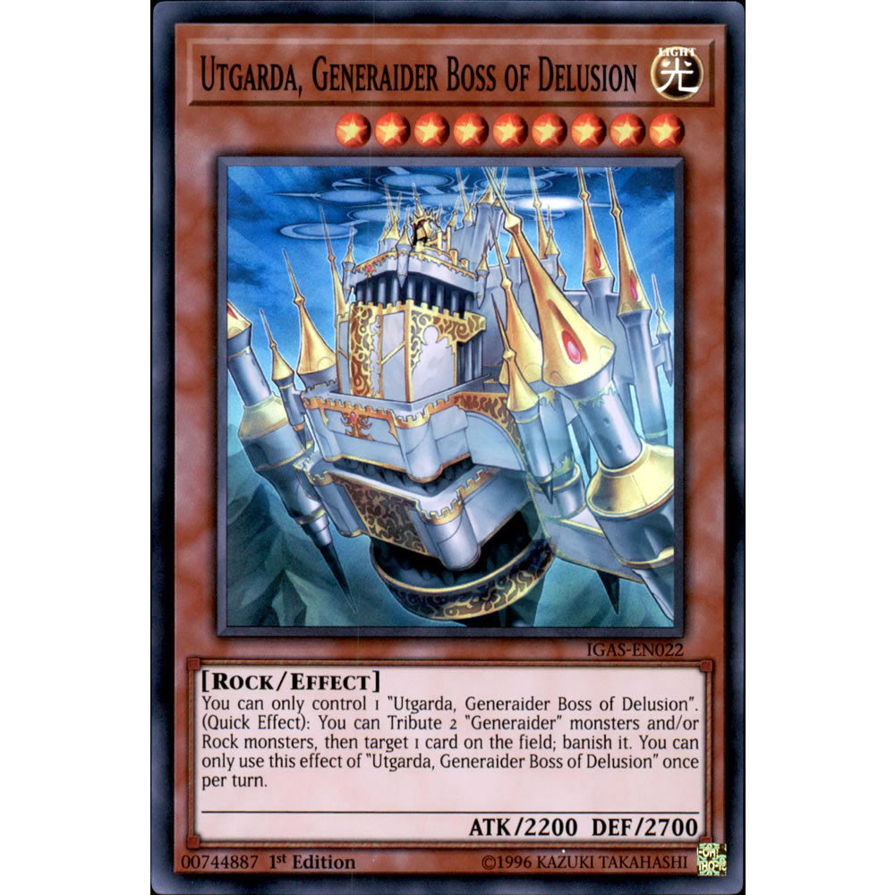 Utgarda, Generaider Boss of Delusion IGAS-EN022 Yu-Gi-Oh! Card from the Ignition Assault Set