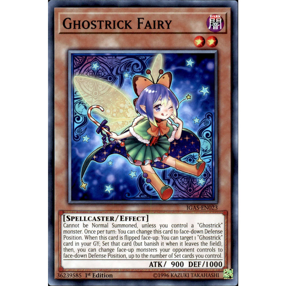 Ghostrick Fairy IGAS-EN023 Yu-Gi-Oh! Card - Deckboosters Ghostrick Fairy IGAS-EN023 Yu-Gi-Oh! Card - Deckboosters
