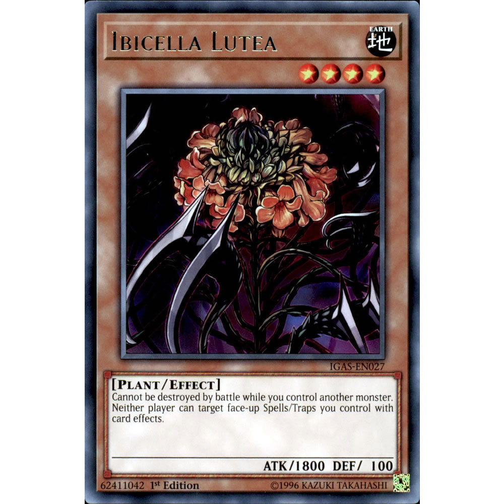 Ibicella Lutea IGAS-EN027 Yu-Gi-Oh! Card from the Ignition Assault Set