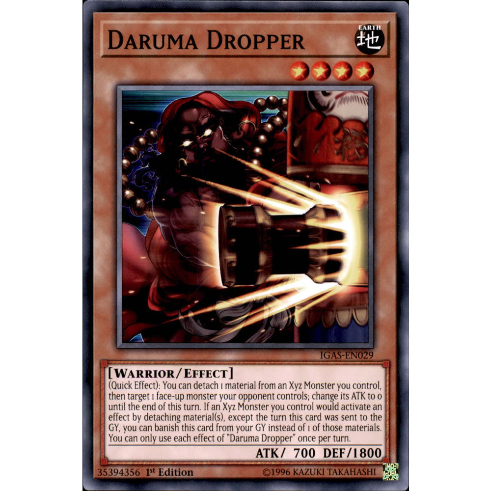 Daruma Dropper IGAS-EN029 Yu-Gi-Oh! Card from the Ignition Assault Set