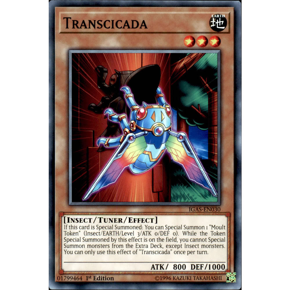 Transcicada IGAS-EN030 Yu-Gi-Oh! Card from the Ignition Assault Set