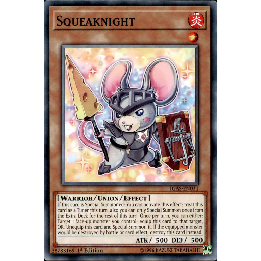 Squeaknight IGAS-EN031 Yu-Gi-Oh! Card from the Ignition Assault Set