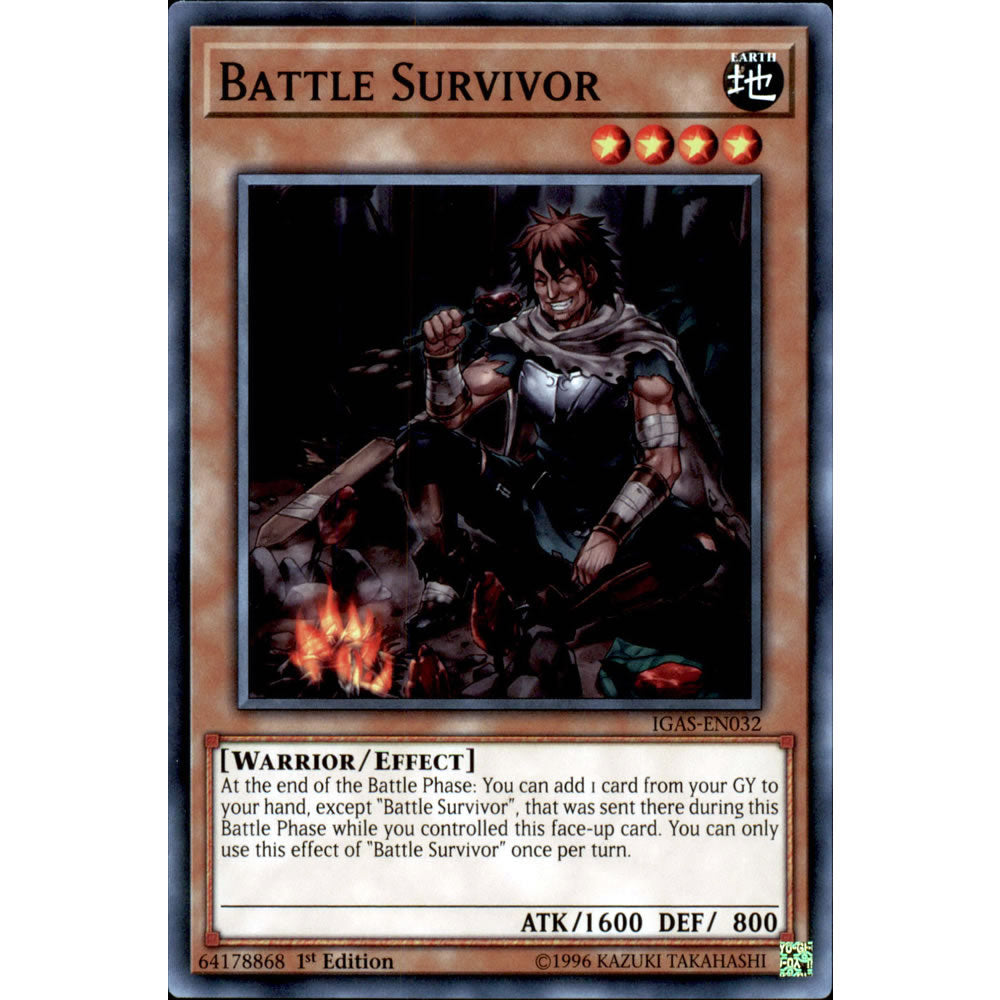 Battle Survivor IGAS-EN032 Yu-Gi-Oh! Card from the Ignition Assault Set