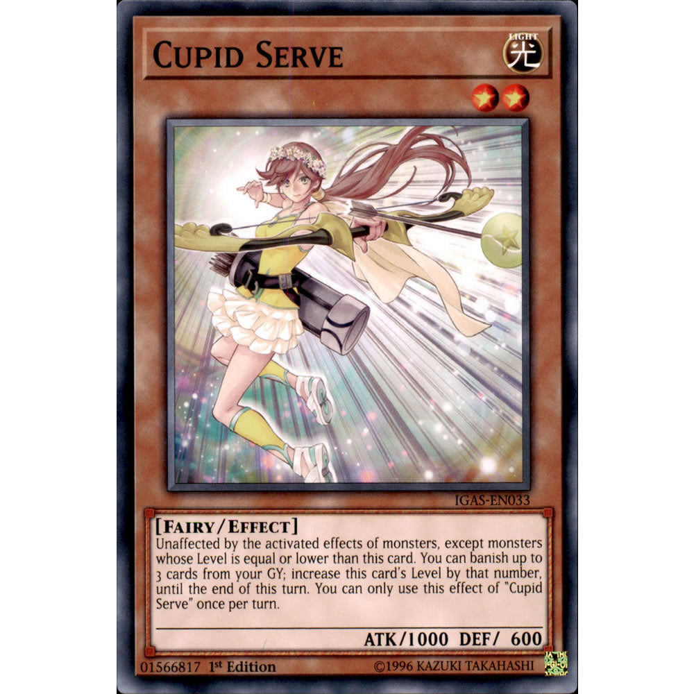 Cupid Serve IGAS-EN033 Yu-Gi-Oh! Card from the Ignition Assault Set