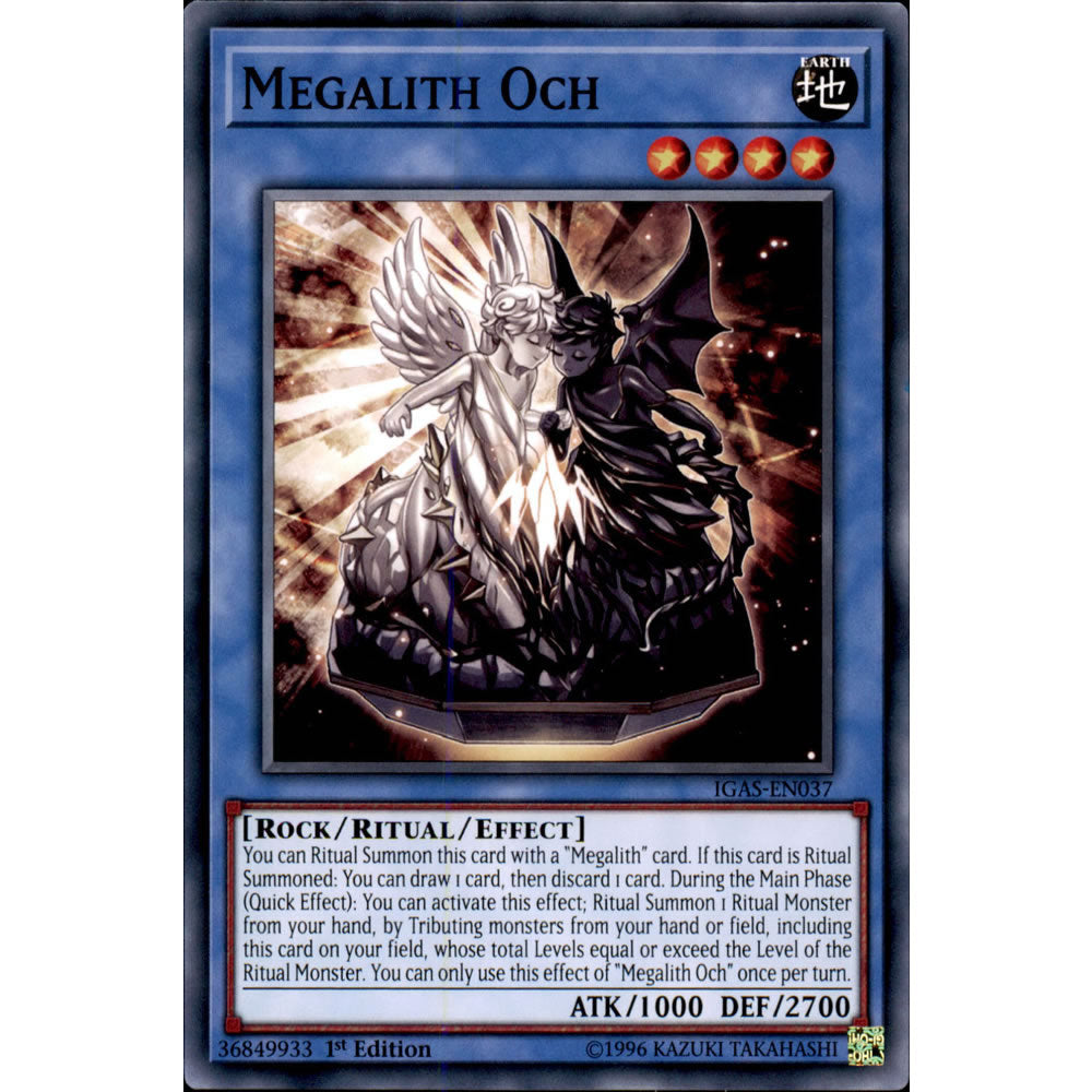 Megalith Och IGAS-EN037 Yu-Gi-Oh! Card from the Ignition Assault Set