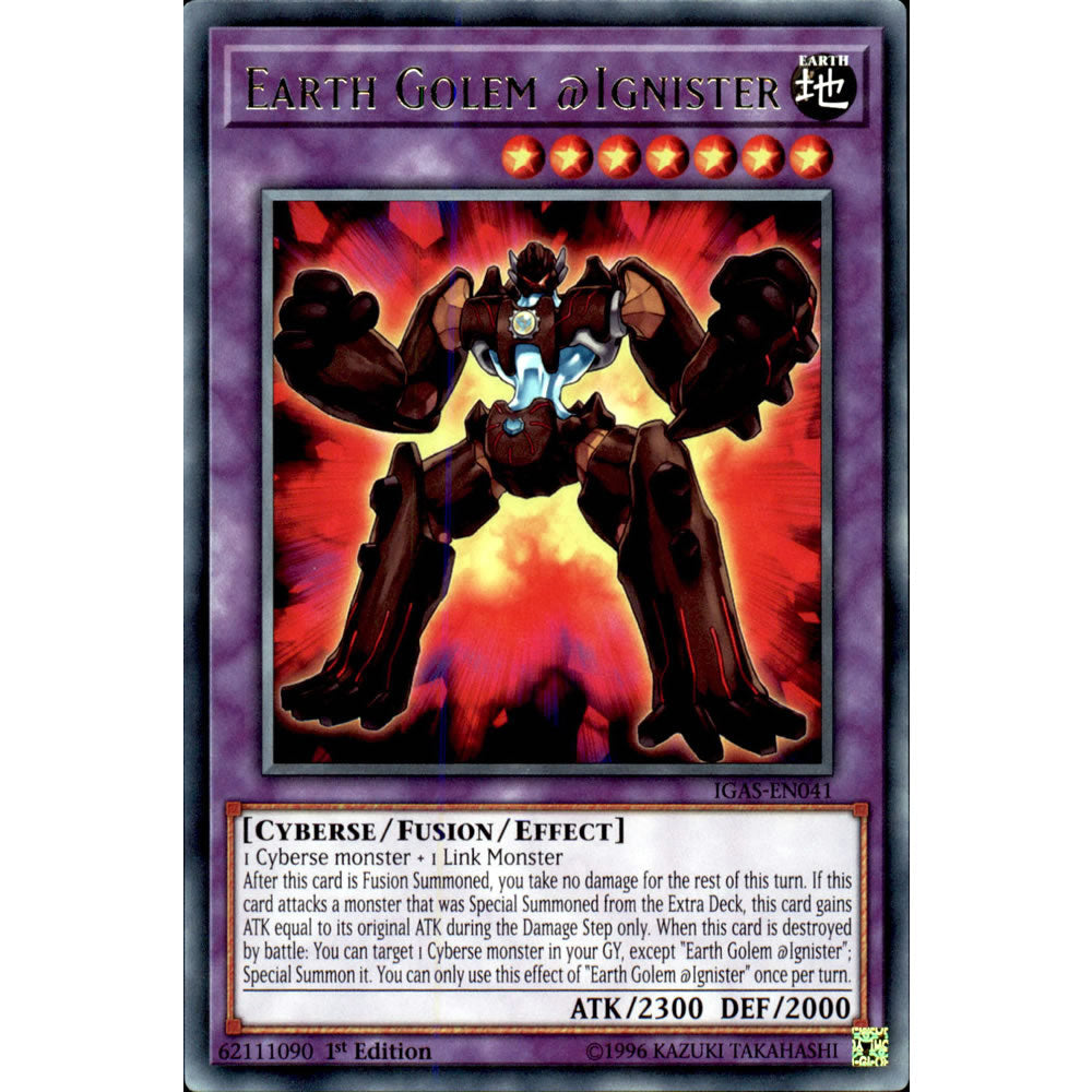 Earth Golem @Ignister IGAS-EN041 Yu-Gi-Oh! Card from the Ignition Assault Set
