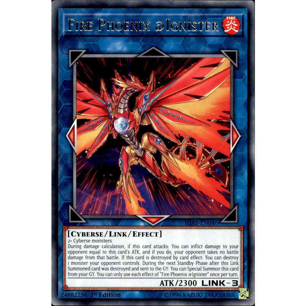 Fire Phoenix @Ignister IGAS-EN046 Yu-Gi-Oh! Card from the Ignition Assault Set