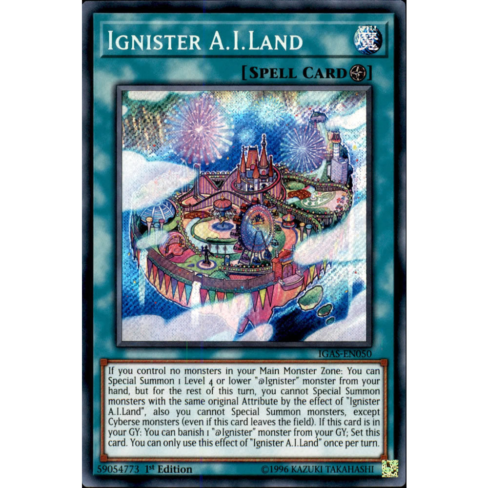 Ignister A.I.Land IGAS-EN050 Yu-Gi-Oh! Card from the Ignition Assault Set