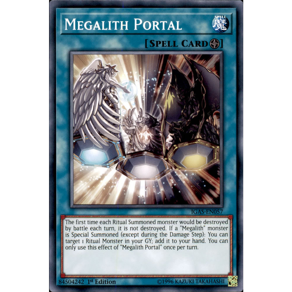 Megalith Portal IGAS-EN057 Yu-Gi-Oh! Card from the Ignition Assault Set