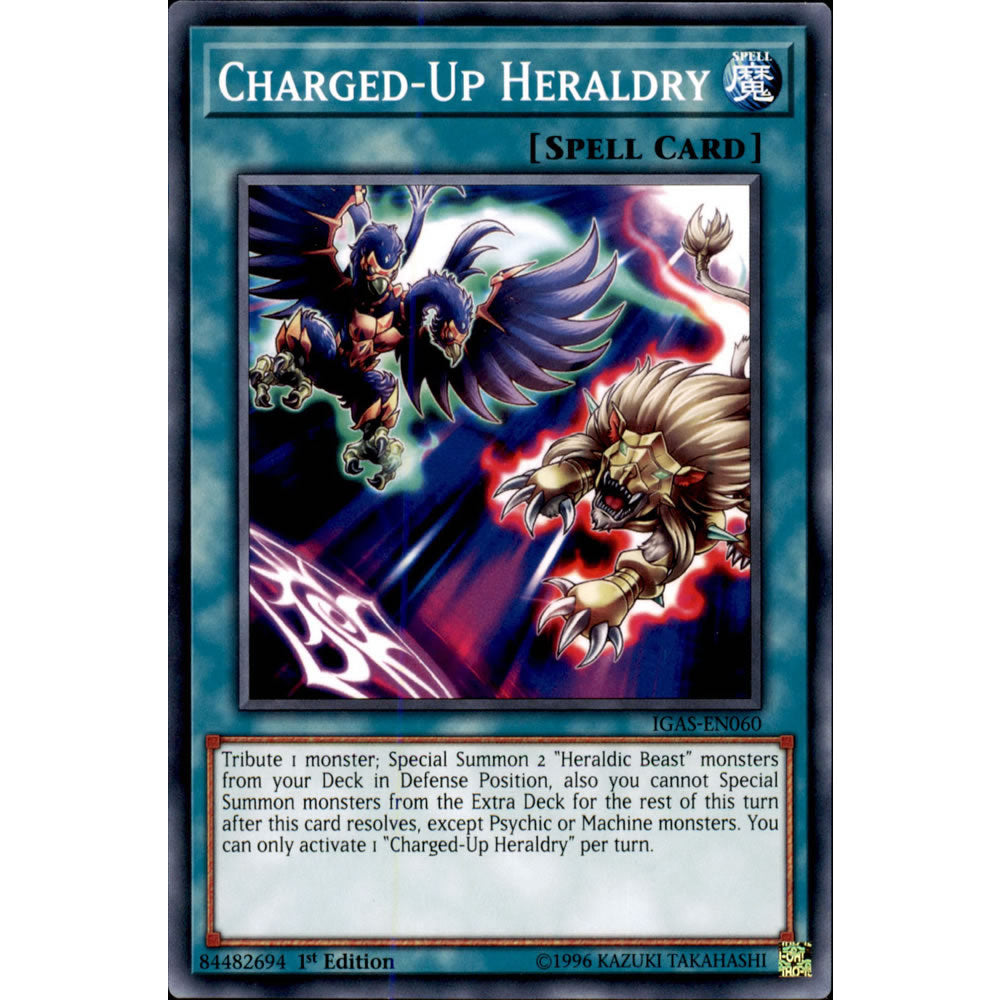 Charged-Up Heraldry IGAS-EN060 Yu-Gi-Oh! Card from the Ignition Assault Set