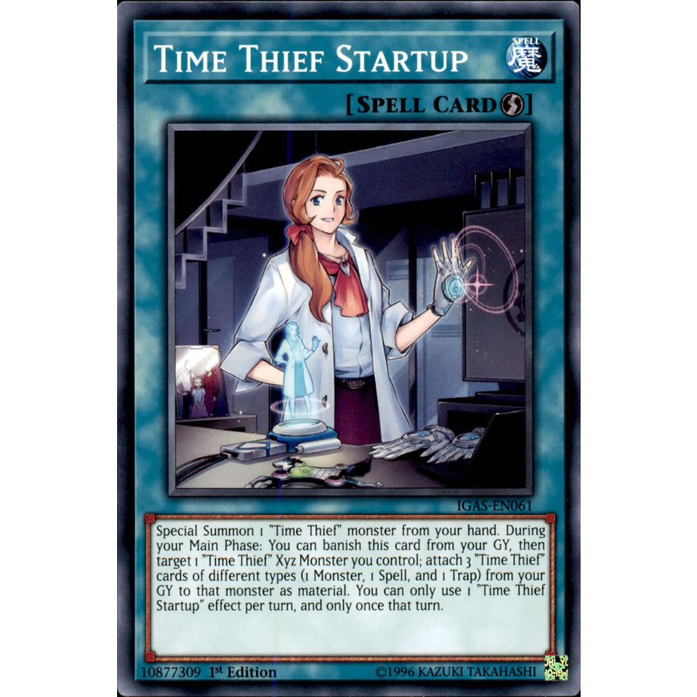 Time Thief Startup IGAS-EN061 Yu-Gi-Oh! Card from the Ignition Assault Set