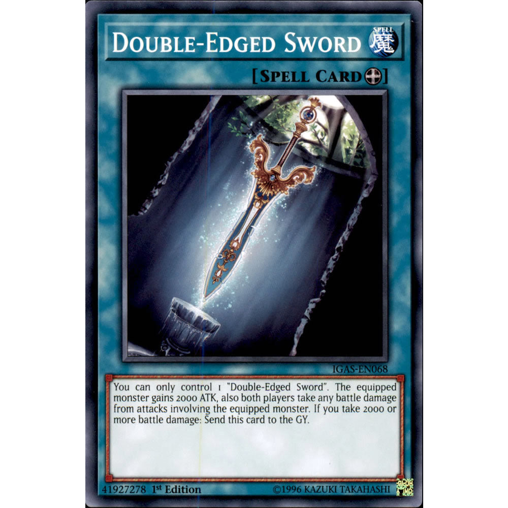 Double-Edged Sword IGAS-EN068 Yu-Gi-Oh! Card from the Ignition Assault Set