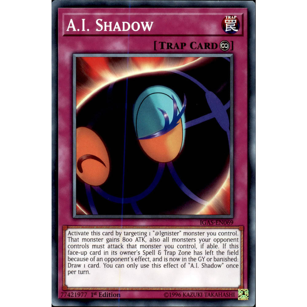 A.I. Shadow IGAS-EN069 Yu-Gi-Oh! Card from the Ignition Assault Set