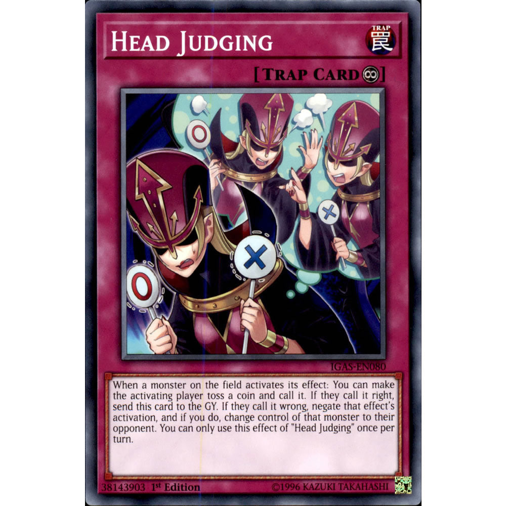 Head Judging IGAS-EN080 Yu-Gi-Oh! Card from the Ignition Assault Set