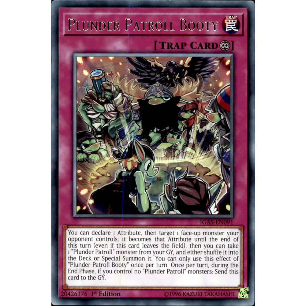 Plunder Patroll Booty IGAS-EN091 Yu-Gi-Oh! Card from the Ignition Assault Set