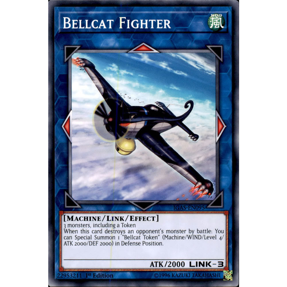 Bellcat Fighter IGAS-EN095 Yu-Gi-Oh! Card from the Ignition Assault Set