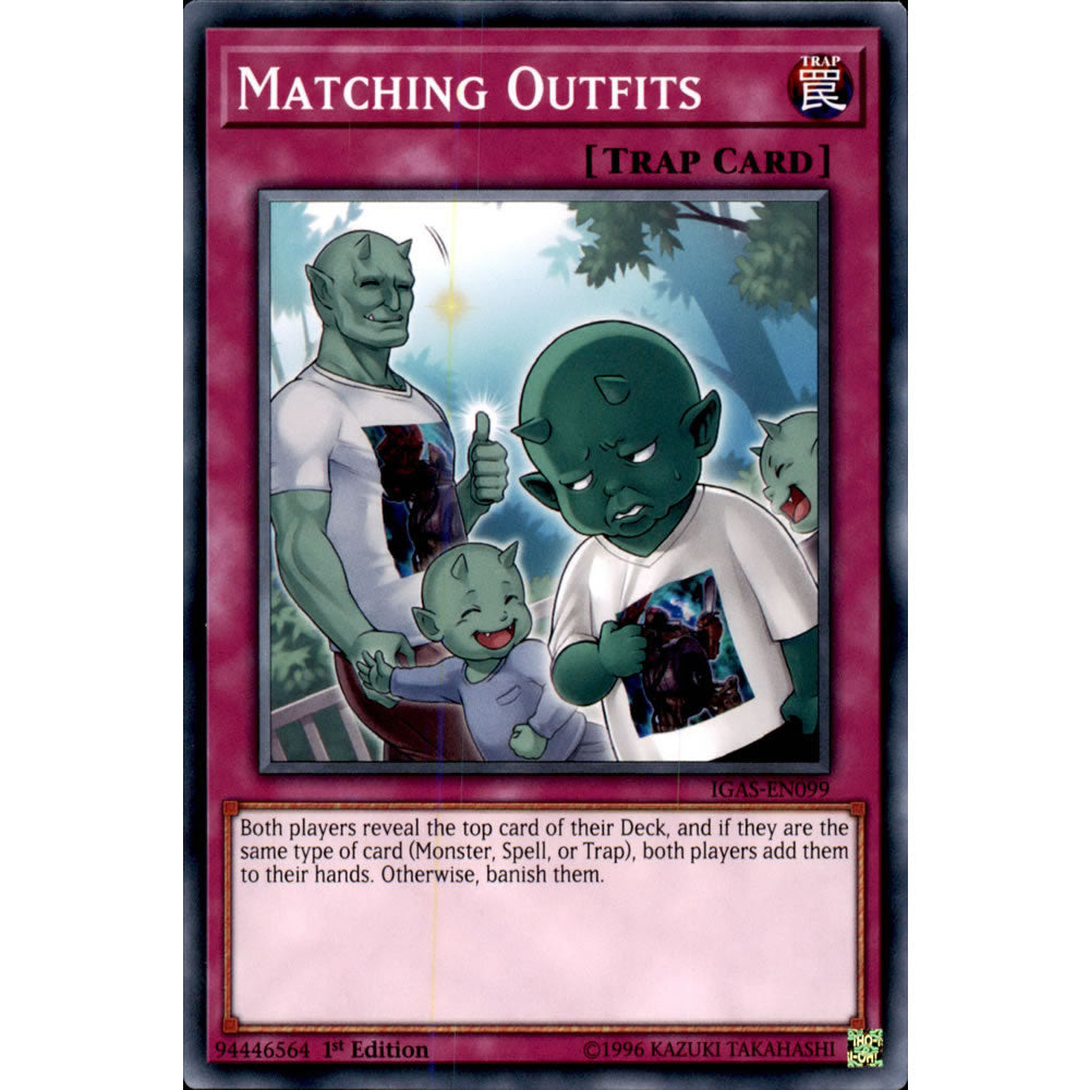 Matching Outfits IGAS-EN099 Yu-Gi-Oh! Card from the Ignition Assault Set