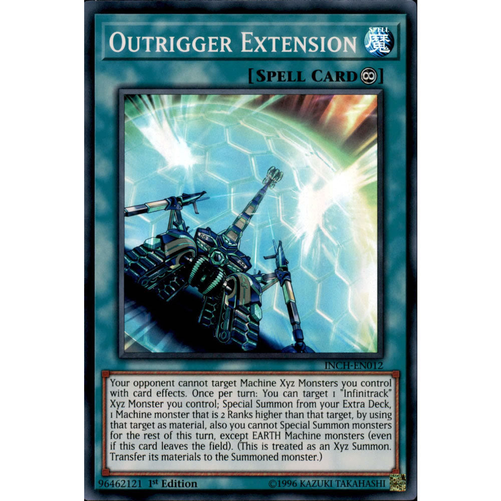 Outrigger Extension INCH-EN012 Yu-Gi-Oh! Card from the The Infinity Chasers Set