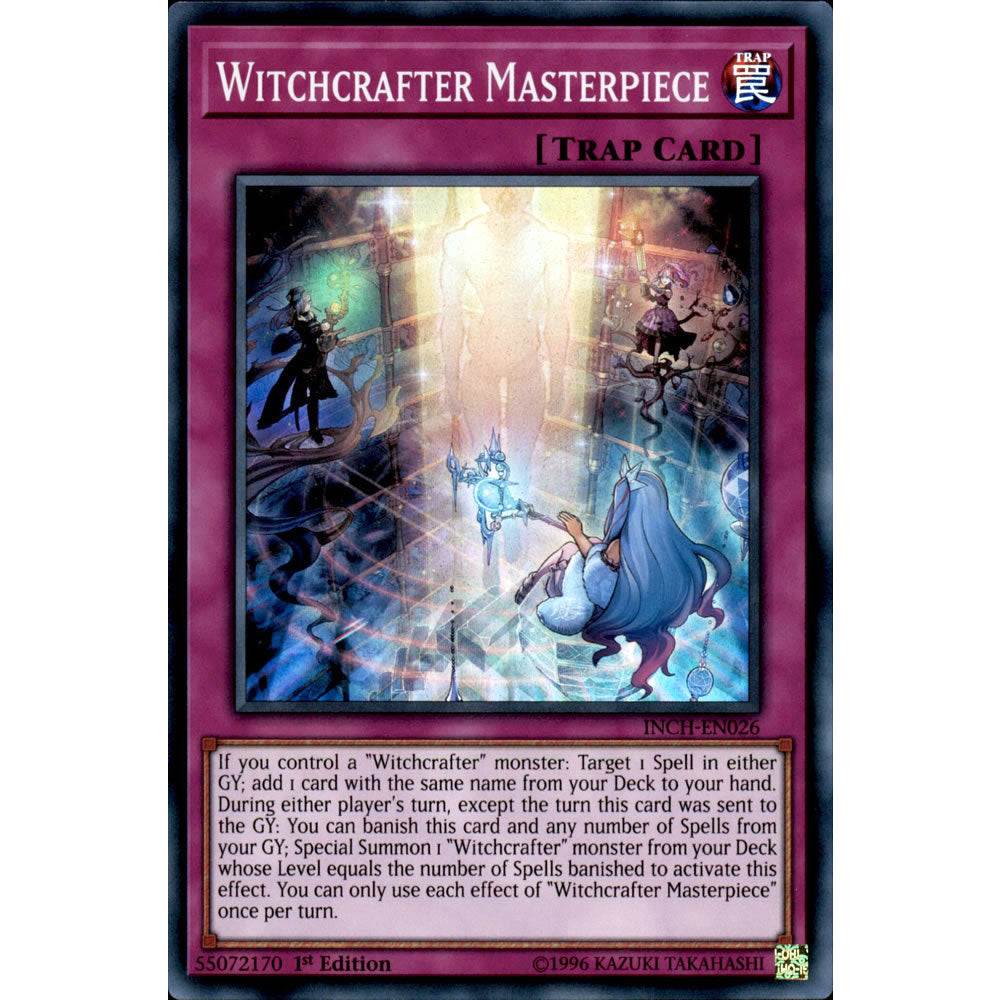 Witchcrafter Masterpiece INCH-EN026 Yu-Gi-Oh! Card from the The Infinity Chasers Set