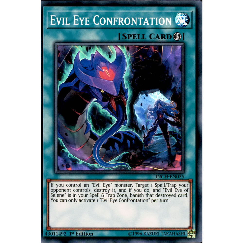 Evil Eye Confrontation INCH-EN035 Yu-Gi-Oh! Card from the The Infinity Chasers Set