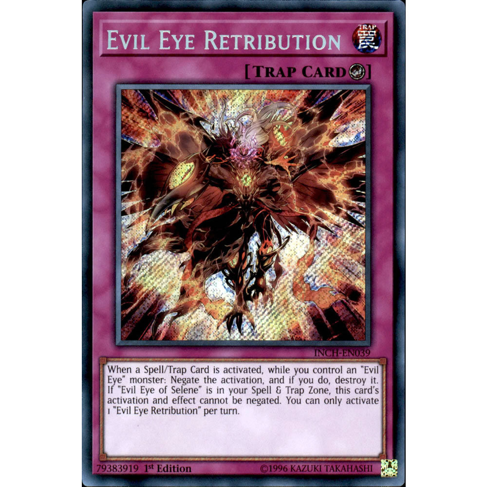 Evil Eye Retribution INCH-EN039 Yu-Gi-Oh! Card from the The Infinity Chasers Set