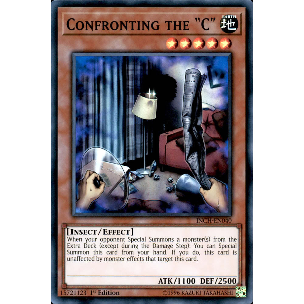 Confronting the C INCH-EN040 Yu-Gi-Oh! Card from the The Infinity Chasers Set